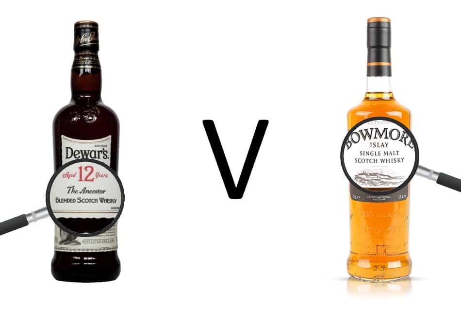 Blended whiskeys V single malts