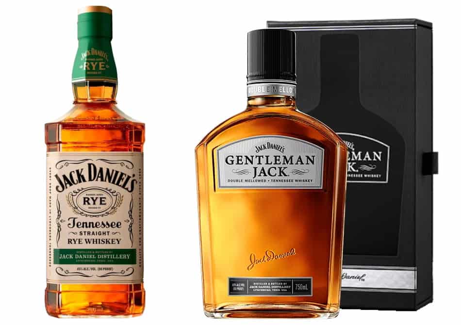 2 bottles of Jack Daniel’s – Tennessee Rye & Gentleman Jack