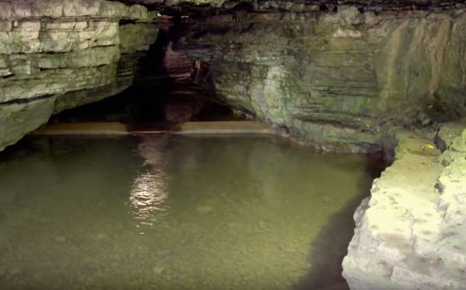 The underground cave water source for all Jack Daniel’s whiskeys