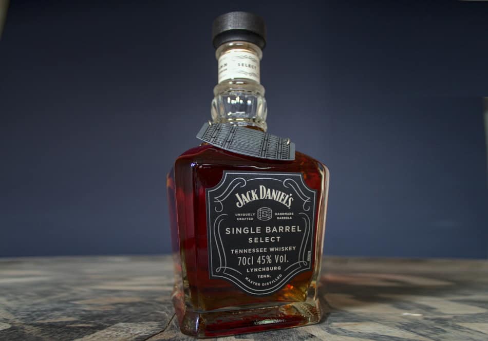 A bottle of 45%ABV Jack Daniel’s whiskey