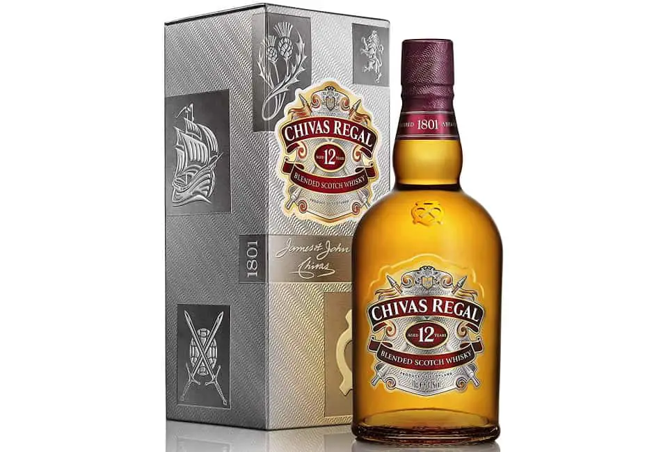 A bottle of Chivas Regal 12