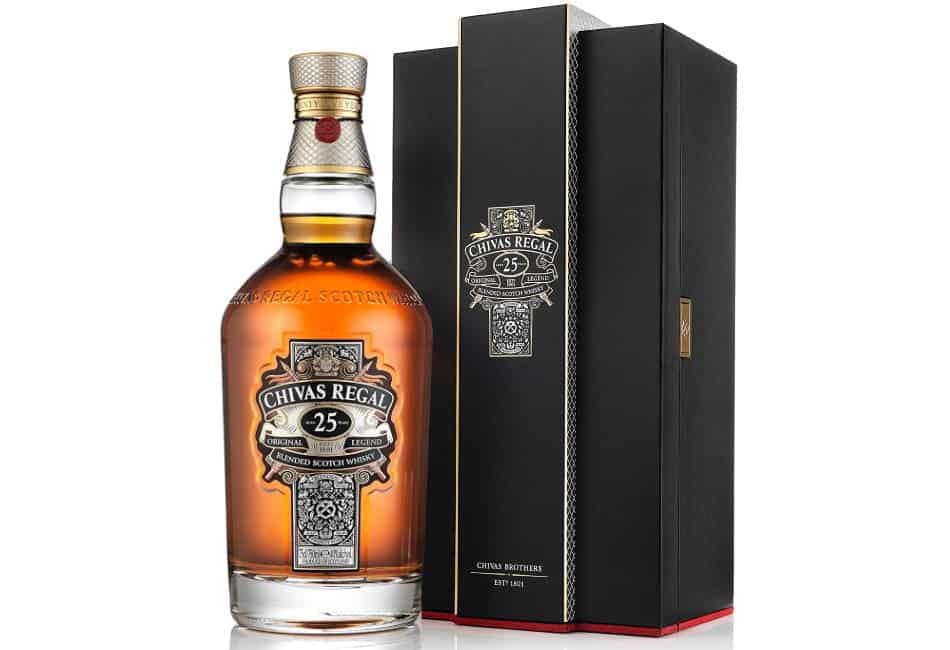 A bottle of Chivas Regal 25 Years