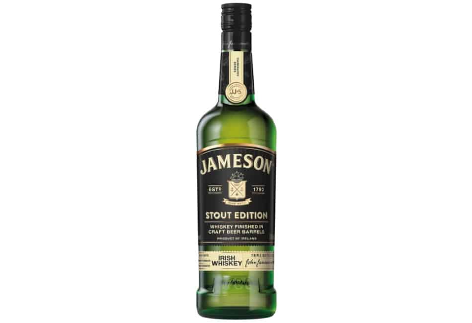 A bottle of Jameson Caskmates Stout Edition