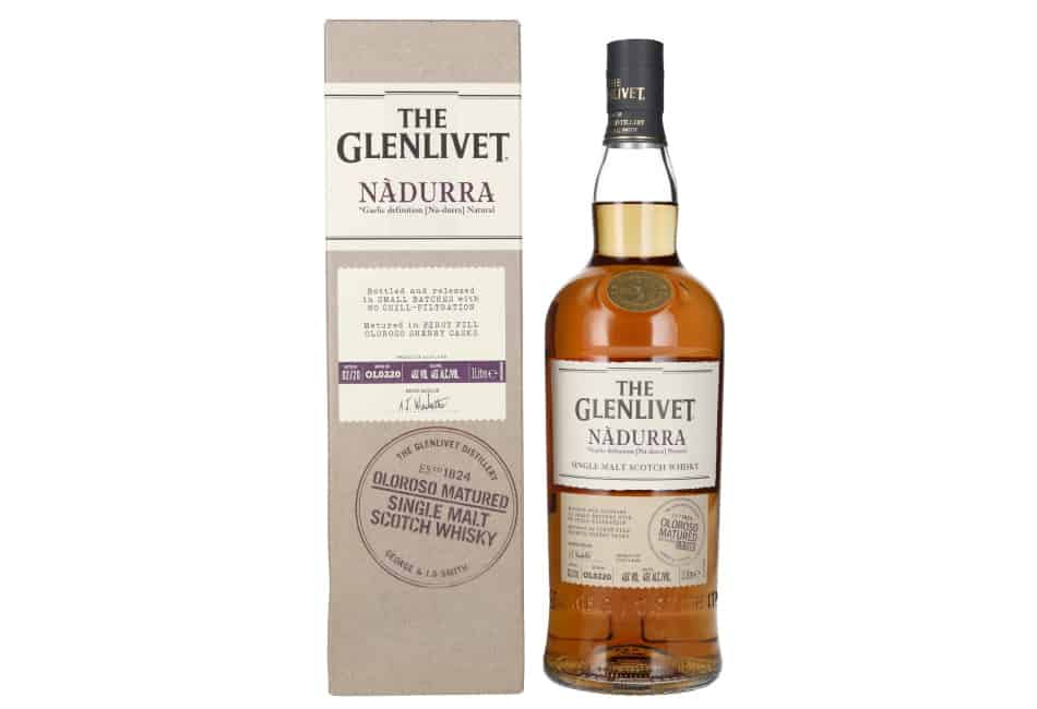 A bottle of Glenlivet Nàdurra Oloroso