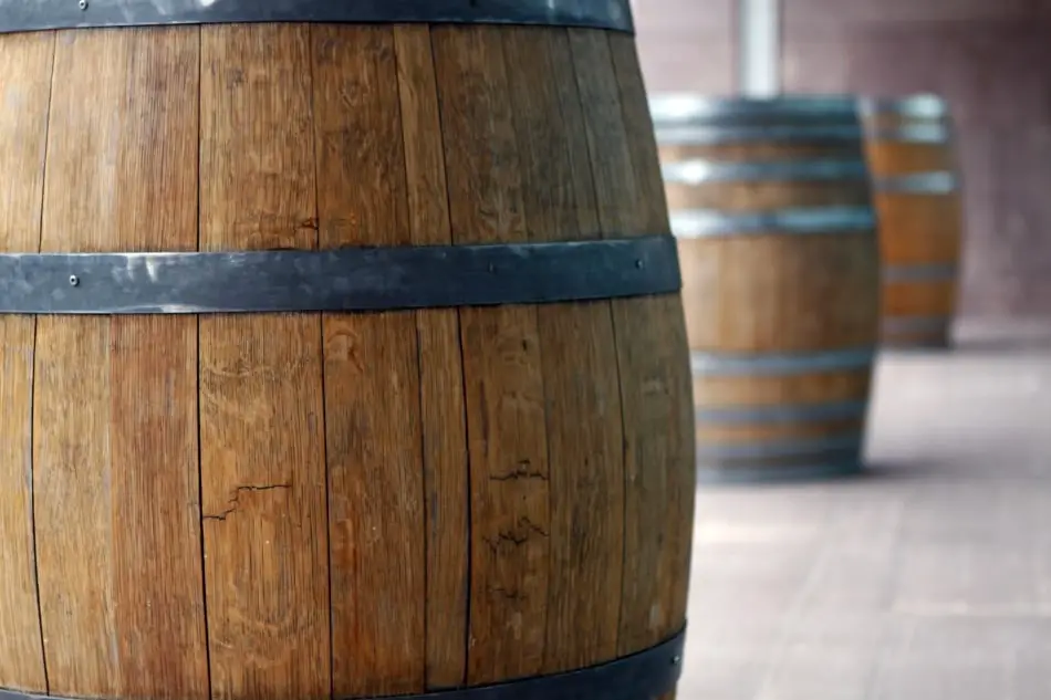 A barrel of whiskey