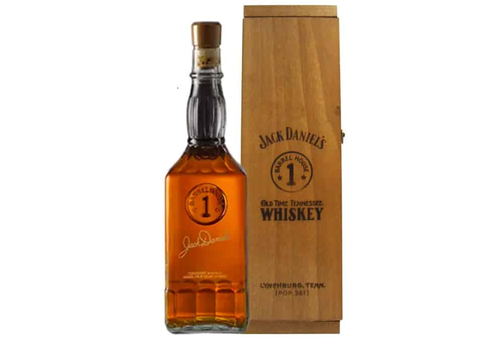 A bottle of Jack Daniels Barrelhouse 1