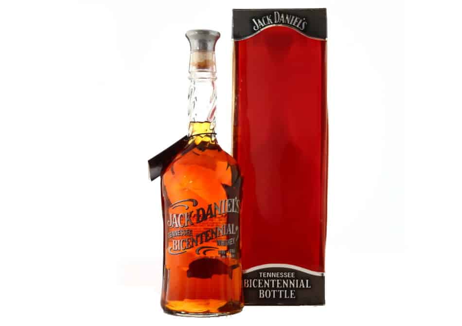 A bottle of Jack Daniels Bicentennial