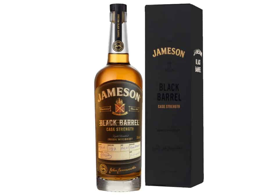 A bottle of Jameson Black Barrel Cask Strength