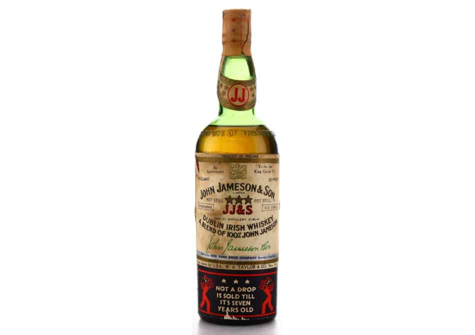 A bottle of John Jameson & Son 7 Year Old