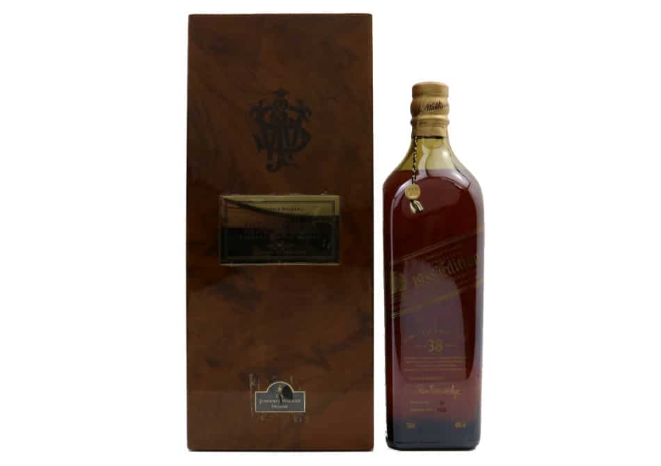 A bottle of Johnnie Walker 38 Years Old 1938
