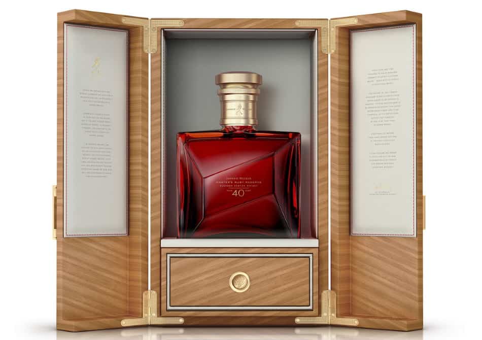 The Johnnie Walker Master's Ruby Reserve in decanter and box