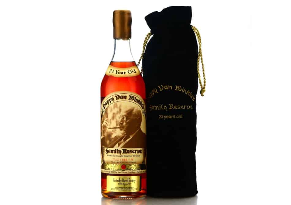 A bottle of Pappy Van Winkle Family Reserve 1984