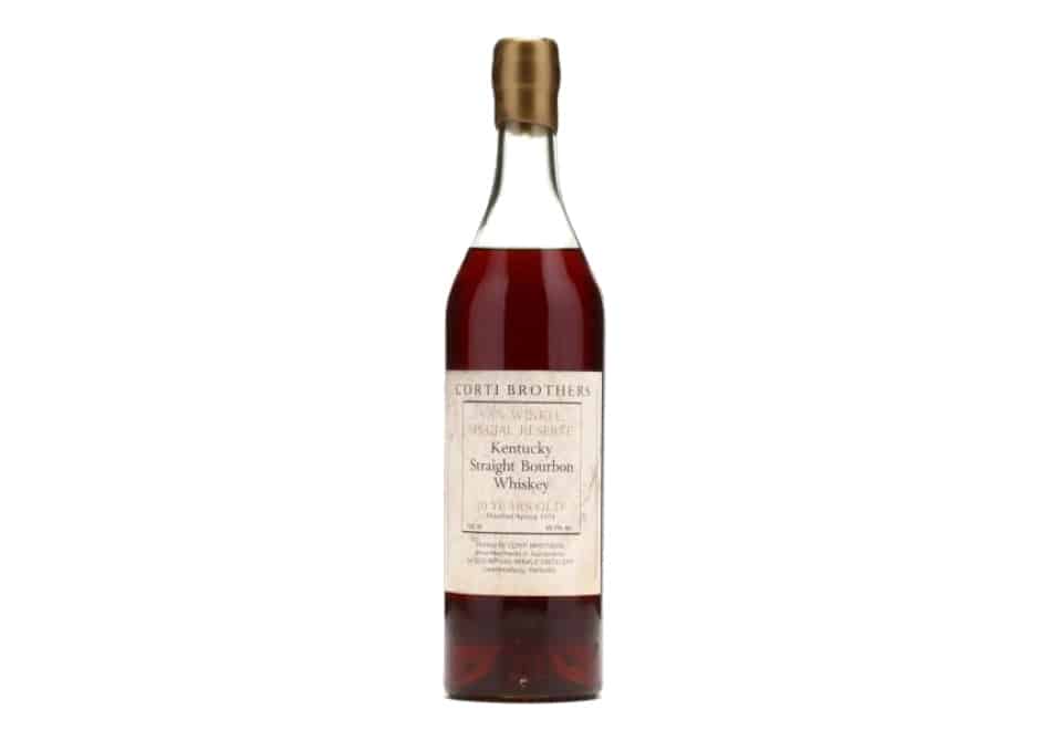 A bottle of Van Winkle Corti Brothers Special Reserve