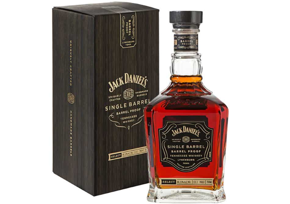 A bottle of Jack Daniel’s Single Barrel Barrel Proof