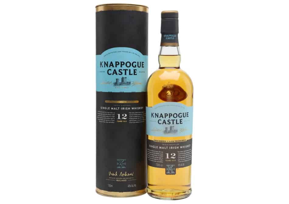 A bottle of Knappogue Castle 12 Year Single Malt
