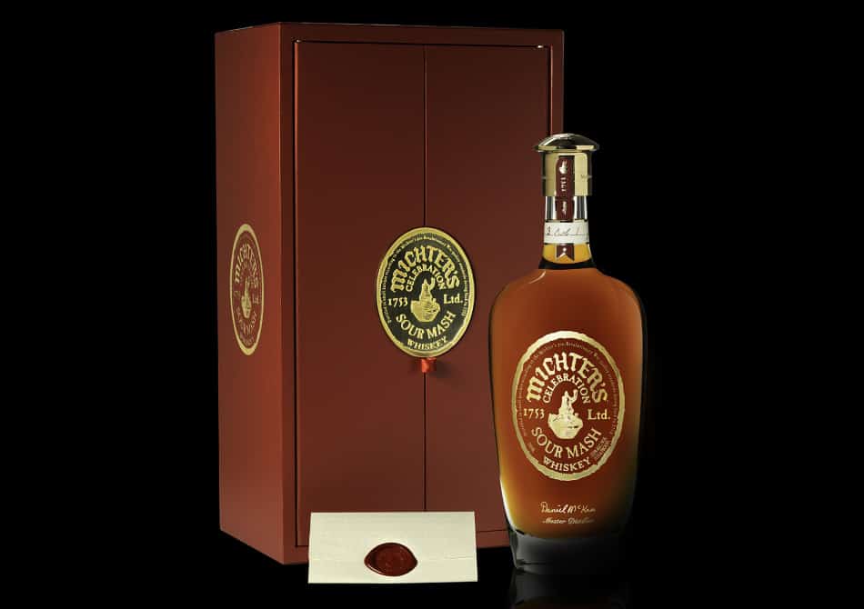 A bottle of Michter's Celebration Sour Mash 2019