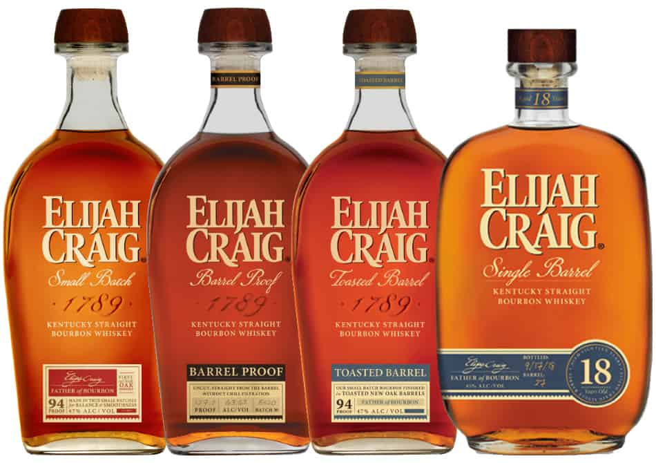 4 bottles of Elijah Craig