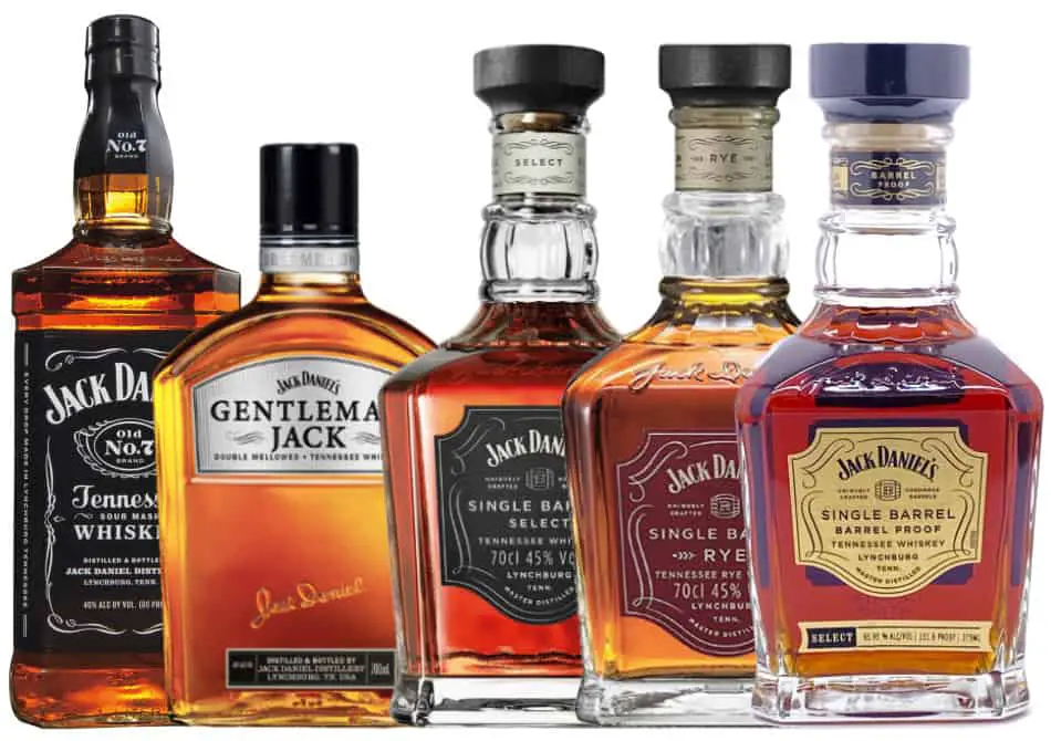 5 bottles of Jack Daniel's