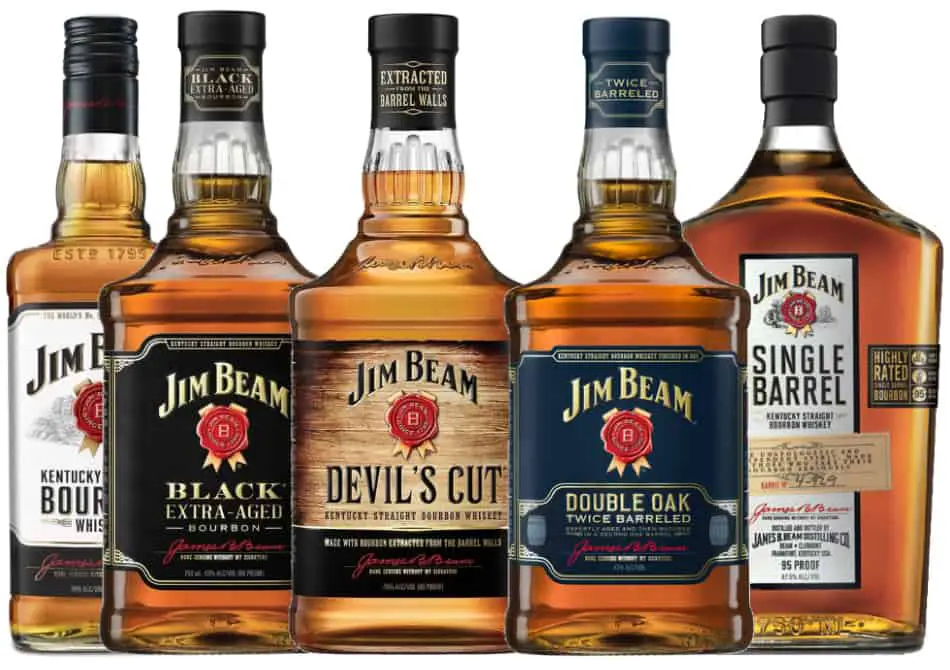 5 bottles of Jim Beam