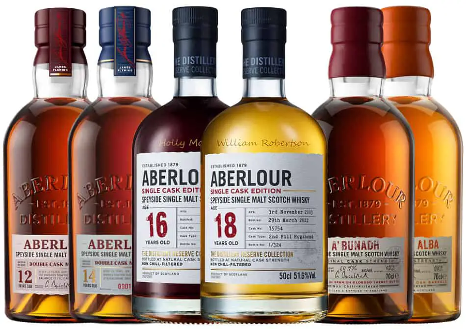 6 bottles of Aberlour
