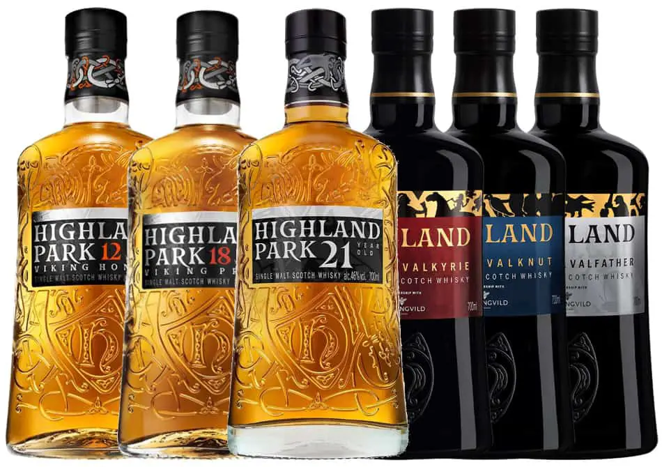 6 bottles of Highland Park