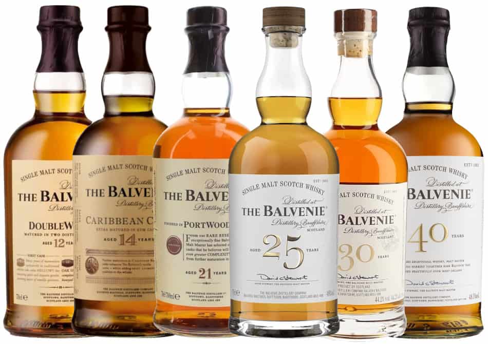 6 bottles of The Balvenie