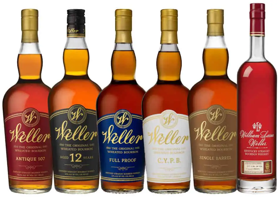 6 bottles of W.L. Weller