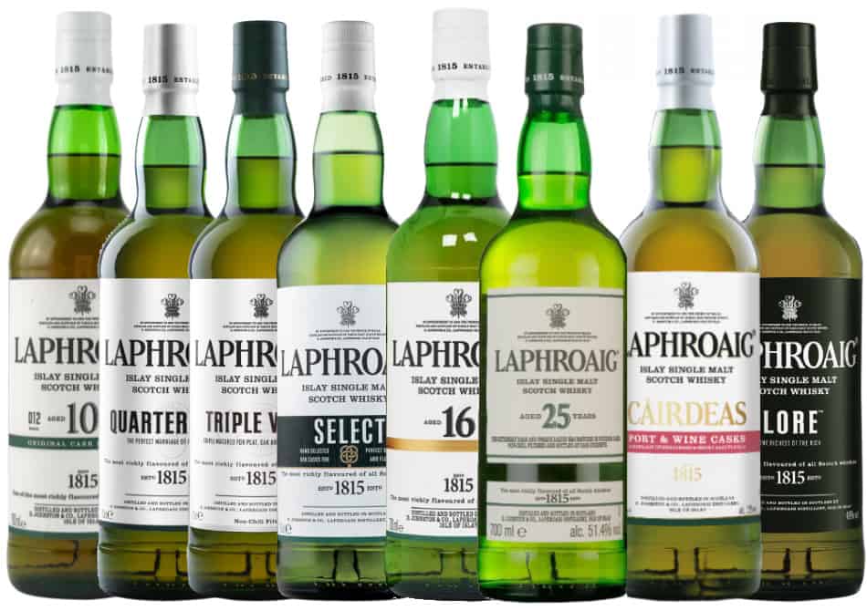 8 bottles of Laphroaig